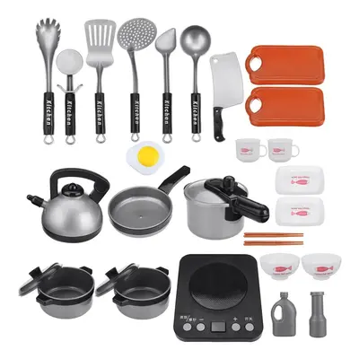 () Children's Family Friendly Small Kitchen Toys Set Girls' Baby Cooking Simulation Kitchenware