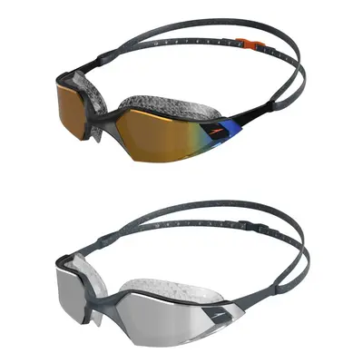 (Grey/Silver) Speedo Aquapulse Pro Mirror Goggles