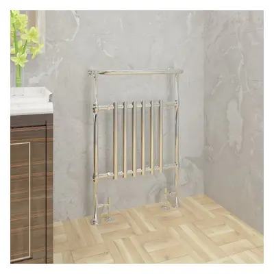 WarmeHaus Traditional Victorian 952x659mm Heated Towel Rail Bathroom Radiator Chrome