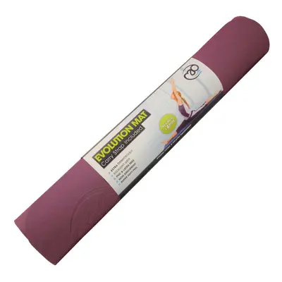 Yoga Mad Evolution Yoga Mat 4mm Aubergine/Grey