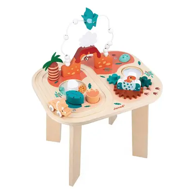 Janod Dinosaure-8 Table Years Activities-Early-Learning Toy-Fine Motor Skills & Dexterity-FSC Wo