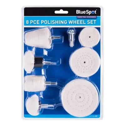 BlueSpot 8 Piece Polishing Wheel Set