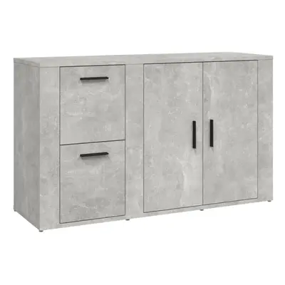 (concrete grey) vidaXL Sideboard Engineered Wood Storage Cupboard Organiser Multi Colours