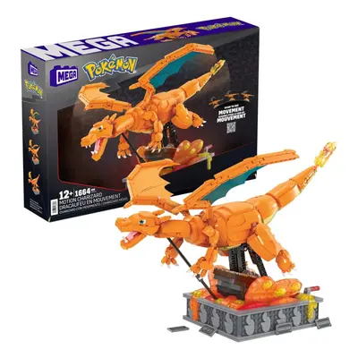 MEGA POKEMON MECHANICAL CHARIZARD WITH MOTION HMW05 BRICKS SET