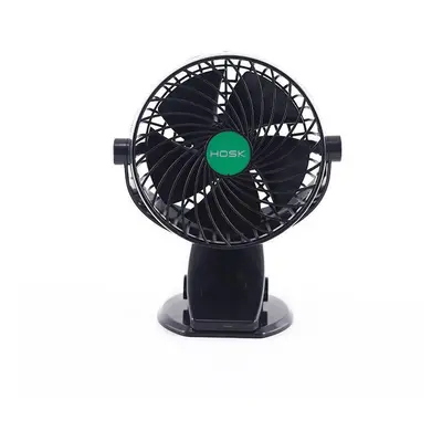 (24V, Single) Inch Blades GM Big Truck Car Fan Single Double Shaking Head Non-USB Electric Fan W