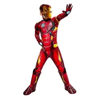 (S, Red) Iron Man Childrens/Kids Premium Costume