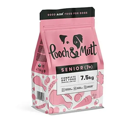 Pooch & Mutt - Complete Senior Dry Dog Food (Grain Free), Chicken & Superfood Blend, 7.5kg