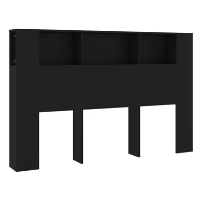 (black) vidaXL Headboard Cabinet Bed Headboard Home Indoor Furniture Multi Colours