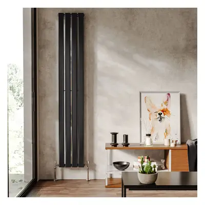 (1800*304mm) Steel Smoke Grey Vertical Tall Radiator Heater