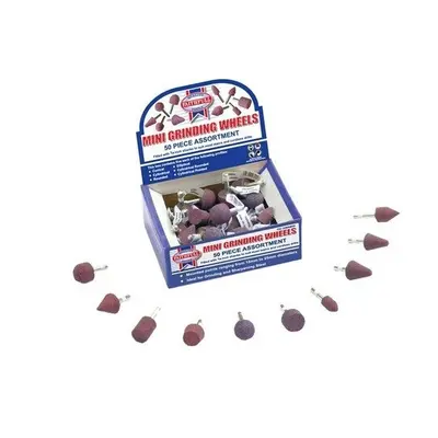 Faithfull FAIGWAM50 Mini Grinding Wheel Assortment 50pc