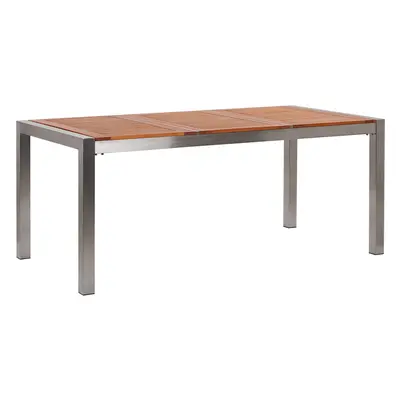 Eucalyptus Garden Dining Table x cm Light Wood GROSSETO