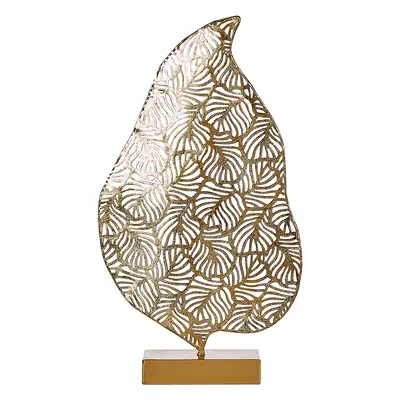 Figurine Leaf LITHIUM Metal Gold