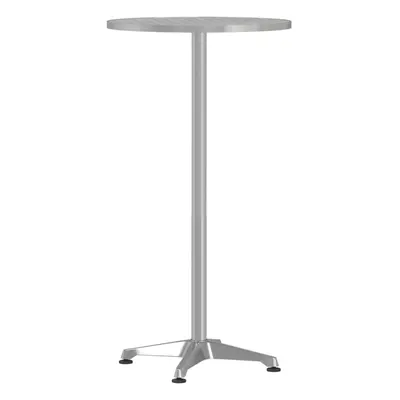 (59.5 x 70/109.5 cm) vidaXL Outdoor Bar Table Height Adjustable Bistro Table Dining Table Alumin