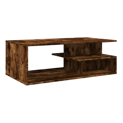 (smoked oak) vidaXL Coffee Table Hall End Table Accent Side Table Black Engineered Wood