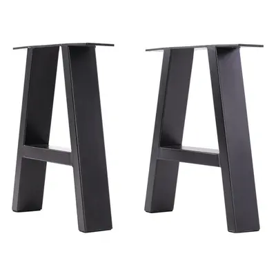 (35*40cm) Set of Metal Table Bench Legs Frames A-Frame Steel Base Stands