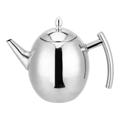 1.5L Capacity Stainless Steel Teapot Coffee Pot Kettle With Tea Leaf Filter