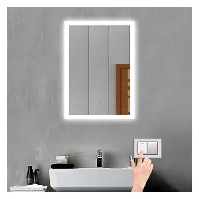 (1000x600mm) Bathroom LED Mirror Anti-fog and Light Dimmalbe