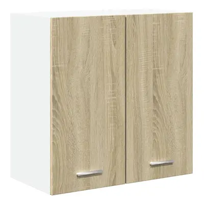 vidaXL Hanging Cabinet Wall Mounted Storage Cabinet Sonoma Oak Engineered Wood