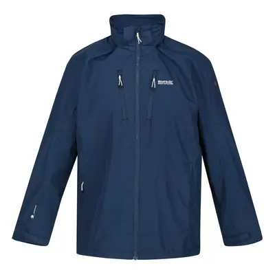 (S, Moonlight Denim) Regatta Mens Calderdale IV Waterproof Softshell Hooded Walking Jacket