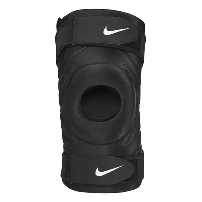 (M) Nike Pro Open Knee Strap Sleeve Black White