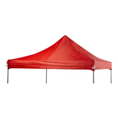 (Red) 3x3m Waterproof 300D Camping Tent Top Tarp Ourdoor Replacement Cover Canopy Sunshade