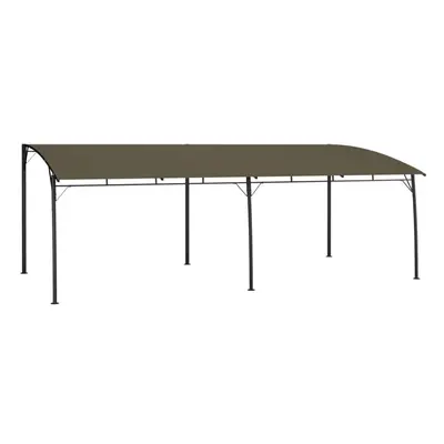 vidaXL Garden Sunshade Awning 6x3x2.55 m Taupe