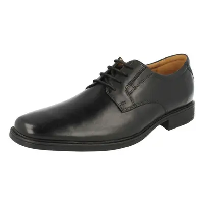 (UK 8.5, Black) Mens Clarks Formal Shoes Tilden Plain - G Fit