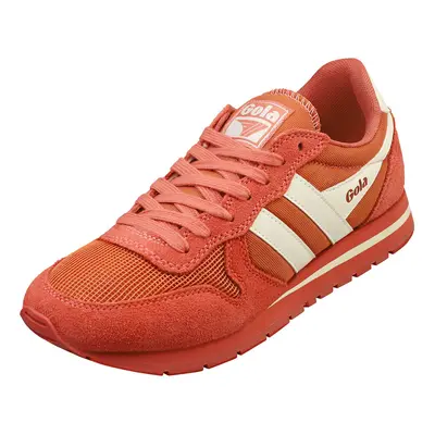 (4) Gola Daytona Womens Fashion Trainers in Clay Off White