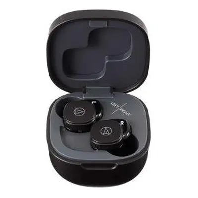 Audio-Technica ATH-SQ1TWBK Bluetooth Wireless Earbuds - Black