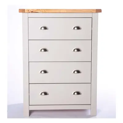 Chest of Drawers Drawer Light Grey Petite Bedroom Furniture Storage