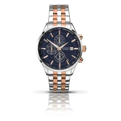 Sekonda Men's Quartz Watch with Chronograph Display and Stainless Steel Bracelet