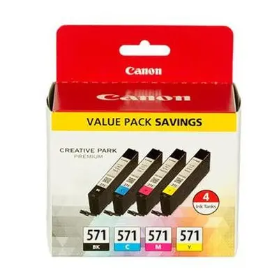 Canon Cli-571 Multipack Black,cyan,magenta,yellow Ink Cartridge