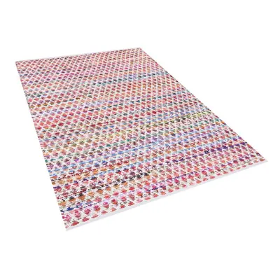 Rug - Carpet - Short Pile - Cotton - 160x230 cm - Multi-colour - ARAKLI