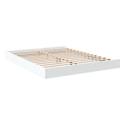 (white, x cm/ cm) vidaXL Bed Frame Bedroom Bed Base Bedstead White 120x200 cm Engineered Wood