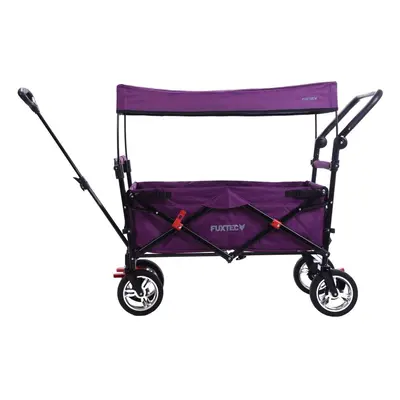 (Purple) FUXTEC Folding Wagon / Foldable Wagon / Trolley / Hand Cart CT-700