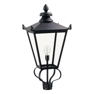 IP23 Bulb Lantern Head Only Black LED E27 200W Bulb Light Fitting