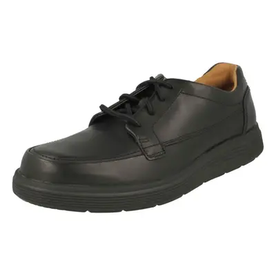 (UK 11, Black) Mens Clarks Lace Up Formal Shoes Un Abode Ease - H Fit