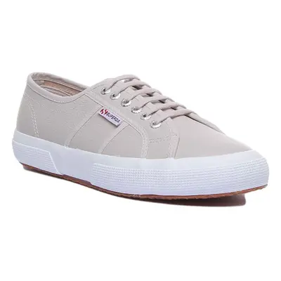 Superga Efglu Leather Lace Up In Grey Size 8.5