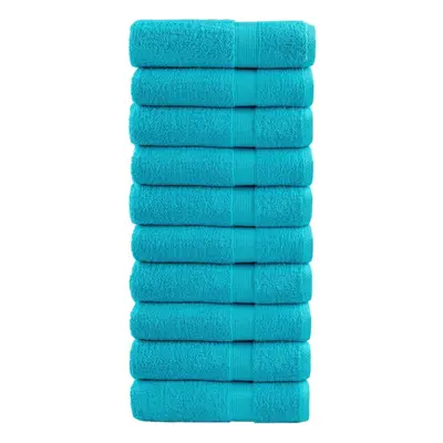 (turquoise, x cm/ pcs) vidaXL Premium Sauna Towels Guest Bath Towel pcs Grey 600gsm 100% Cotton