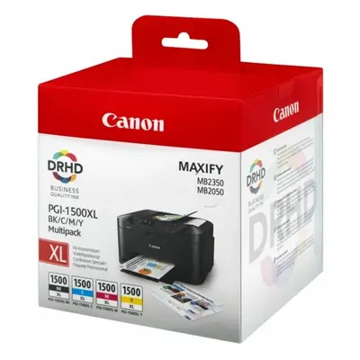 Canon 9182B004 (PGI-1500 XLCMYBK) Ink cartridge multi pack, 34ml + 3x12ml, Pack qty