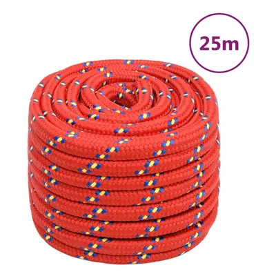 (red, mm/ m) Marine Rope Dock Coil Boat Line Polypropylene Rope Multi Sizes Multi Colours