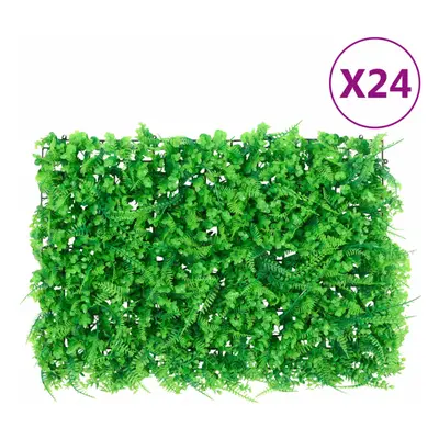 vidaXL Artificial Fern Leaf Fence Privacy Fence ScreenÃÂ pcs Green 40x60 cm