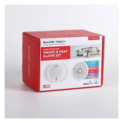 Interlinked Heat Alarm & Smoke Alarm Extended Bundle