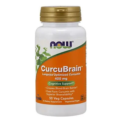 NOW Foods CurcuBrain, 400mg - vcaps