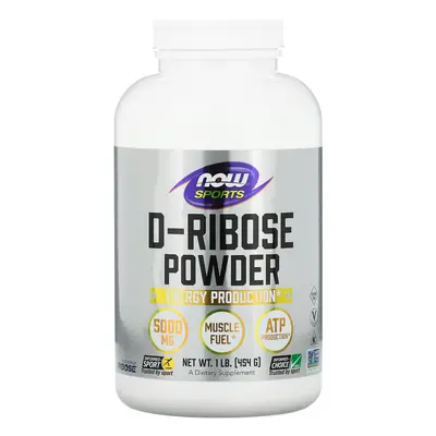 Now Foods, Sports, D-Ribose Powder, lb (454 g)