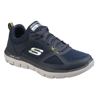 New Mens/Gents Navy/Lime Skechers Flex Advantage Lace Ups Trainers UK Size