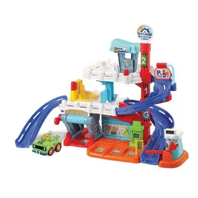 VTech Toot-Toot Drivers Fix & Fuel Garage, Car Tracks for Kids with Lights and Sounds, Musical T