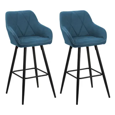 Set of Bar Chairs DARIEN Sea Blue