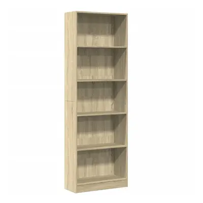 (sonoma oak, x x cm) vidaXL Book Cabinet Display Rack Bookshelf Storage Shelf Rack Engineered Wo