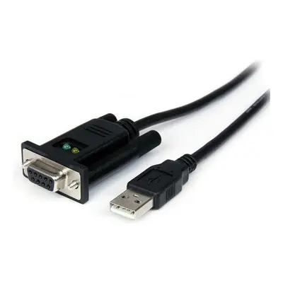 StarTech.com Port USB to Null Modem RS232 DB9 Serial DCE Adapter Cable with FTDI